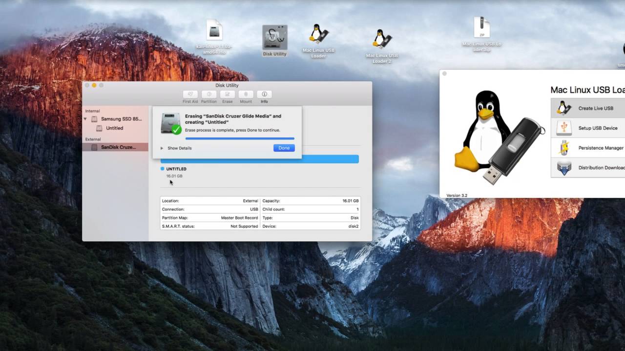 Create bootable linux usb for mac