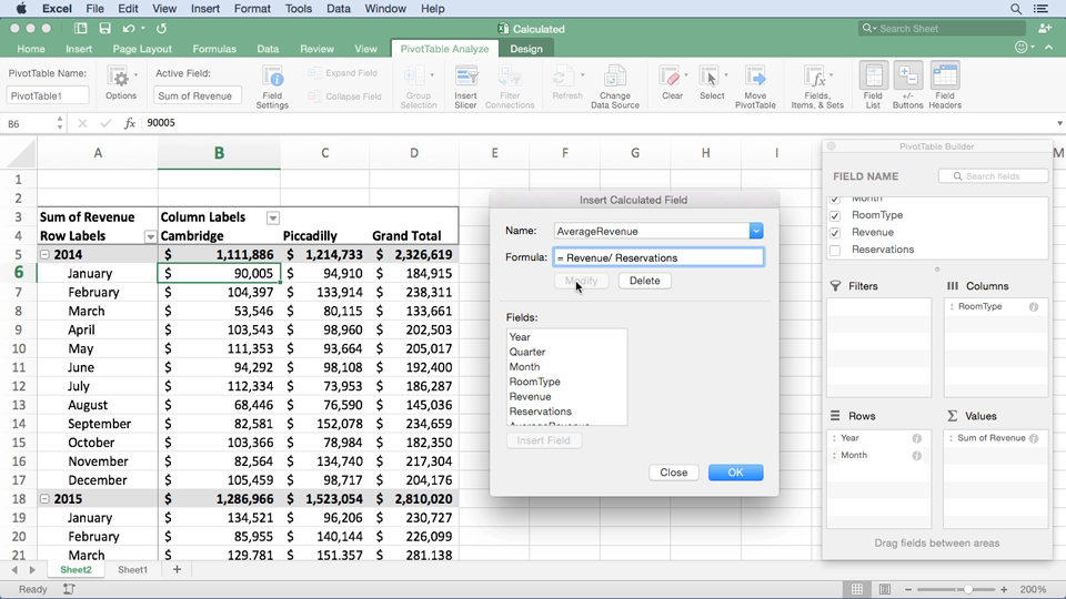 Consolidate multiple data sources in a pivottable applies to: excel for mac 2016 pdf